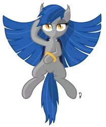 Size: 1971x2357 | Tagged: safe, artist:vito, banned from derpibooru, deleted from derpibooru, derpibooru import, oc, oc:moonlight, unofficial characters only, bat pony, pony, bat pony oc, bat wings, bracelet, jewelry, on back, simple background, solo, transparent background, vector, wings