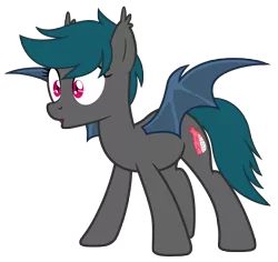 Size: 5000x4727 | Tagged: safe, artist:vito, banned from derpibooru, deleted from derpibooru, derpibooru import, oc, oc:pitaya, unofficial characters only, bat pony, pony, absurd resolution, bat pony oc, bat wings, female, mare, shocked, simple background, solo, spread wings, transparent background, vector, wings