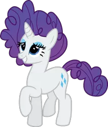 Size: 952x1118 | Tagged: safe, artist:amrasfelagund, banned from derpibooru, deleted from derpibooru, derpibooru import, rarity, pony, unicorn, eyeshadow, friendship is magic: the next generation, frizzy hair, makeup, nervous, simple background, solo, transparent background