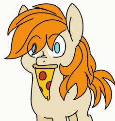 Size: 531x560 | Tagged: safe, artist:taaffeiite, banned from derpibooru, deleted from derpibooru, derpibooru import, oc, oc:pizzamovies, unofficial characters only, earth pony, pony, animated, cheese, chewing, derp, eating, food, gif, male, meat, nom, pepperoni, pepperoni pizza, pizza, ponies eating meat, request, scrunchy face, simple background, solo, stallion, white background