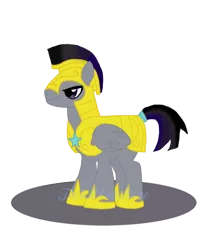 Size: 610x724 | Tagged: safe, artist:northerndawnart, banned from derpibooru, deleted from derpibooru, derpibooru import, oc, oc:lunar guardian, unofficial characters only, pegasus, pony, armor, base used, commission, pegasus oc, royal guard, wings