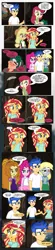 Size: 419x1905 | Tagged: safe, artist:paulysentry, banned from derpibooru, deleted from derpibooru, derpibooru import, adagio dazzle, apple bloom, applejack, derpy hooves, flash sentry, pinkie pie, sunset shimmer, timber spruce, comic:the walking dead, equestria girls, clothes, female, male