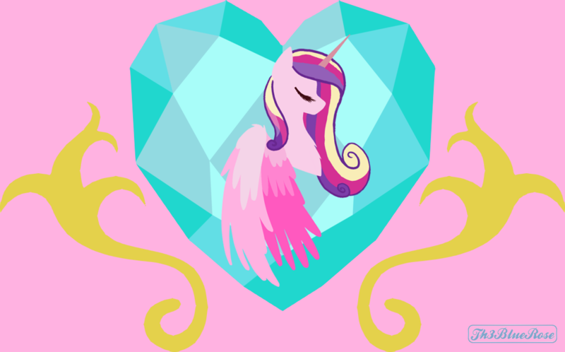 Size: 1024x638 | Tagged: safe, artist:northerndawnart, banned from derpibooru, deleted from derpibooru, derpibooru import, princess cadance, pony, base used, cutie mark background, minimalist, modern art, simple background, th3bluerose's minimalist collection