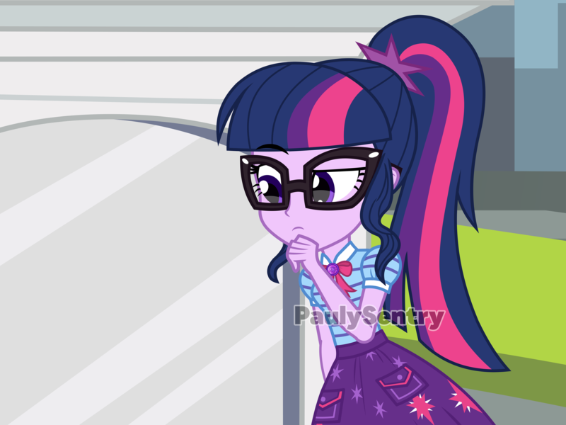 Size: 4776x3582 | Tagged: safe, artist:paulysentry, banned from derpibooru, deleted from derpibooru, derpibooru import, sci-twi, twilight sparkle, equestria girls, geode of telekinesis, magical geodes, portal to equestria, solo, statue
