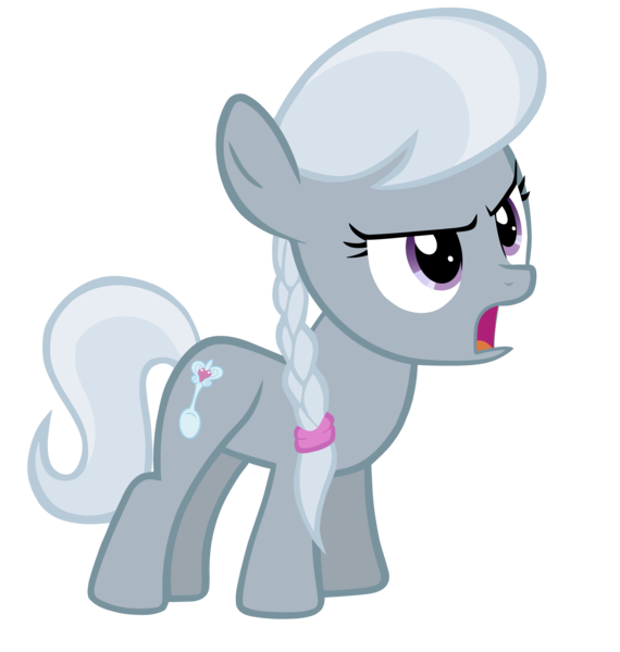 Size: 5000x5260 | Tagged: safe, artist:vito, banned from derpibooru, deleted from derpibooru, derpibooru import, silver spoon, absurd resolution, female, missing accessory, simple background, solo, transparent background, vector