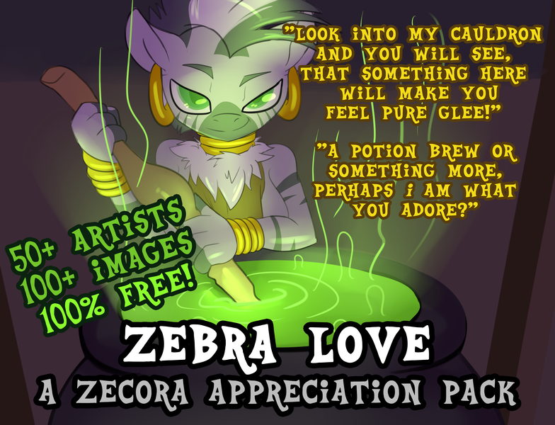 Size: 3612x2766 | Tagged: suggestive, artist:pearlyiridescence, artist:saurian, banned from derpibooru, deleted from derpibooru, derpibooru import, zecora, anthro, zebra, art pack:zecora appreciation project, art pack, bracelet, cauldron, ear piercing, earring, female, jewelry, neck rings, piercing, solo