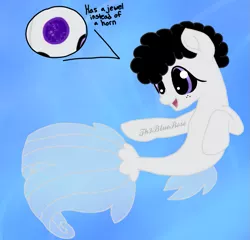 Size: 965x928 | Tagged: safe, artist:northerndawnart, banned from derpibooru, deleted from derpibooru, derpibooru import, oc, oc:dream tide, sea pony, base used, gift art, simple background
