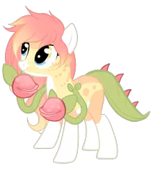 Size: 2040x2320 | Tagged: safe, artist:axolotlshy, banned from derpibooru, deleted from derpibooru, derpibooru import, oc, unofficial characters only, monster pony, original species, piranha plant pony, plant pony, augmented tail, base used, freckles, heterochromia, multiple heads, plant, simple background, smiling, thorns, tongue out, transparent background