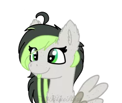 Size: 1024x868 | Tagged: safe, artist:northerndawnart, banned from derpibooru, deleted from derpibooru, derpibooru import, oc, oc:bree jetpaw, unofficial characters only, dog, dog pony, pegasus, :p, bust, commission, cute, eye clipping through hair, female, fluffy, freckles, mare, pegasus oc, portrait, simple background, solo, spread wings, tongue out, transparent background, wings