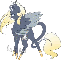 Size: 358x350 | Tagged: safe, artist:leon-z, artist:ponns, banned from derpibooru, deleted from derpibooru, derpibooru import, oc, oc:perseids, unofficial characters only, pegasus, pony, male, pegasus oc, simple background, solo, stallion, starry wings, transparent background, wings