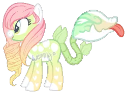 Size: 366x270 | Tagged: safe, artist:axolotlshy, banned from derpibooru, deleted from derpibooru, derpibooru import, oc, unofficial characters only, monster pony, original species, piranha plant pony, plant pony, augmented tail, colored hooves, eyelashes, plant, simple background, smiling, tongue out, transparent background