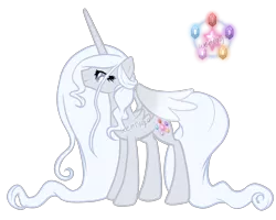 Size: 2500x2000 | Tagged: safe, artist:axolotlshy, banned from derpibooru, deleted from derpibooru, derpibooru import, oc, oc:euphony, unofficial characters only, alicorn, pony, alicorn oc, element of generosity, element of honesty, element of kindness, element of laughter, element of loyalty, element of magic, elements of harmony, eyelashes, female, horn, looking up, mare, simple background, solo, transparent background, watermark, wings