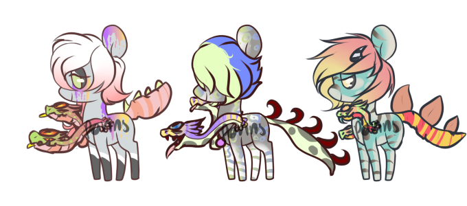 Size: 680x300 | Tagged: safe, artist:ponns, banned from derpibooru, deleted from derpibooru, derpibooru import, oc, unofficial characters only, monster pony, augmented tail, base used, hair over eyes, multiple heads, open mouth, simple background, smiling, tongue out, transparent background