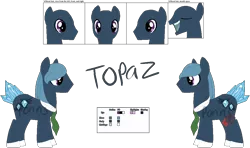 Size: 1047x621 | Tagged: safe, artist:ponns, banned from derpibooru, deleted from derpibooru, derpibooru import, oc, oc:crystal rose, unofficial characters only, earth pony, pony, augmented tail, bald, base used, crystal, earth pony oc, male, necktie, reference sheet, simple background, stallion, transparent background
