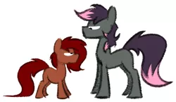 Size: 451x261 | Tagged: safe, artist:acesential, banned from derpibooru, deleted from derpibooru, derpibooru import, oc, oc:penny, oc:quill, unofficial characters only, earth pony, pony