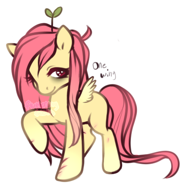 Size: 374x379 | Tagged: safe, artist:axolotlshy, banned from derpibooru, deleted from derpibooru, derpibooru import, oc, oc:shy sprout, unofficial characters only, pegasus, pony, bags under eyes, base used, female, mare, pegasus oc, raised hoof, scar, simple background, smiling, solo, tired, transparent background, wings