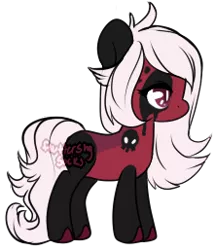 Size: 221x257 | Tagged: safe, artist:axolotlshy, banned from derpibooru, deleted from derpibooru, derpibooru import, oc, unofficial characters only, earth pony, pony, base used, colored hooves, earth pony oc, simple background, solo, transparent background, watermark