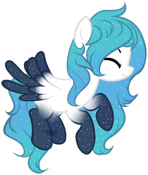 Size: 1036x1220 | Tagged: safe, artist:axolotlshy, banned from derpibooru, deleted from derpibooru, derpibooru import, oc, unofficial characters only, pegasus, pony, base, ethereal mane, eyes closed, female, mare, pegasus oc, simple background, smiling, socks (coat marking), solo, starry hair, starry mane, transparent background, wings