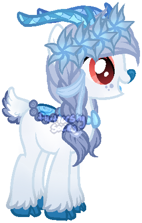 Size: 285x448 | Tagged: safe, artist:axolotlshy, banned from derpibooru, deleted from derpibooru, derpibooru import, oc, unofficial characters only, deer, deer pony, original species, base used, bow, cloven hooves, floral head wreath, flower, freckles, hair bow, open mouth, saddly, simple background, solo, transparent background