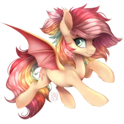 Size: 1024x1024 | Tagged: safe, artist:petrinox, banned from derpibooru, deleted from derpibooru, derpibooru import, oc, oc:citrus twist, bat pony, pony, female, mare, simple background, solo, transparent background