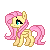Size: 50x50 | Tagged: safe, artist:axolotlshy, banned from derpibooru, deleted from derpibooru, derpibooru import, fluttershy, pegasus, pony, animated, blinking, bouncing, female, gif, mare, pixel art, simple background, solo, transparent background