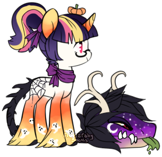 Size: 320x309 | Tagged: safe, artist:axolotlshy, banned from derpibooru, deleted from derpibooru, derpibooru import, oc, unofficial characters only, cow plant pony, monster pony, original species, plant pony, pony, augmented tail, base used, clothes, colored hooves, forked tongue, glasses, hat, hoof fluff, horn, plant, scarf, simple background, thorns, tongue out, transparent background