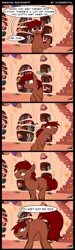 Size: 1200x3980 | Tagged: suggestive, artist:acesential, banned from derpibooru, deleted from derpibooru, derpibooru import, oc, oc:penn, unofficial characters only, pony, butt, comic, dialogue, dock, featureless crotch, golden oaks library, implied transformation, library, male, mooning, plot, presenting, solo, solo male, vulgar