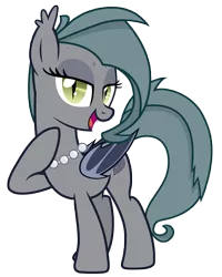 Size: 3854x4808 | Tagged: safe, artist:vito, banned from derpibooru, deleted from derpibooru, derpibooru import, oc, oc:grey mouse, unofficial characters only, bat pony, pony, /mlp/, 4chan, absurd resolution, bedroom eyes, female, jewelry, mare, necklace, simple background, solo, transparent background, vector