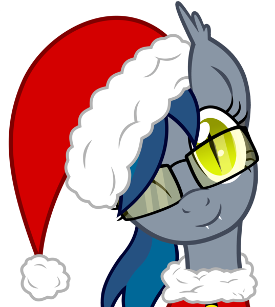 Size: 4473x5000 | Tagged: safe, artist:leadhooves, artist:mamandil, artist:vito, banned from derpibooru, deleted from derpibooru, derpibooru import, oc, oc:mosina, unofficial characters only, bat pony, pony, absurd resolution, christmas, christmas ponies, hat, holiday, santa hat, simple background, solo, transparent background, vector