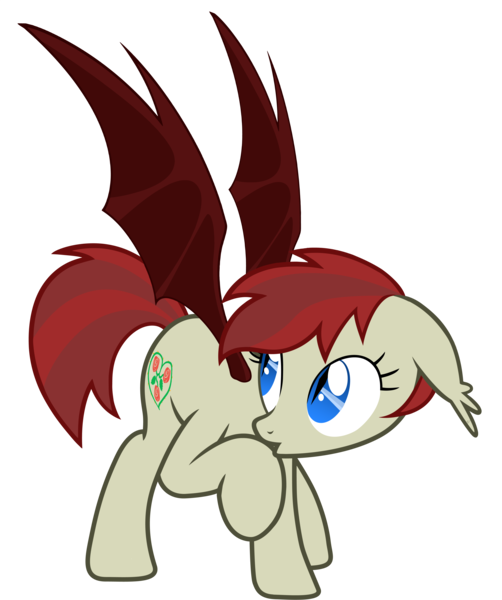 Size: 4182x5000 | Tagged: safe, artist:vito, banned from derpibooru, deleted from derpibooru, derpibooru import, oc, oc:rosewood, unofficial characters only, bat pony, pony, :o, absurd resolution, floppy ears, looking back, open mouth, race swap, raised hoof, simple background, solo, spread wings, thirster, transparent background, vamp out, vector, wings