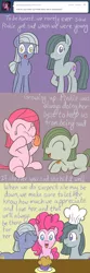 Size: 650x1967 | Tagged: safe, artist:atlur, banned from derpibooru, deleted from derpibooru, derpibooru import, limestone pie, marble pie, pinkie pie, ask the pie sisters, ask, comic, tumblr