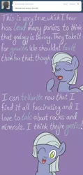 Size: 650x1367 | Tagged: safe, artist:atlur, banned from derpibooru, deleted from derpibooru, derpibooru import, limestone pie, ask the pie sisters, ask, comic, pun, solo, tumblr