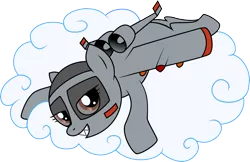 Size: 4000x2596 | Tagged: safe, artist:jh, banned from derpibooru, deleted from derpibooru, derpibooru import, oc, oc:blitz, unofficial characters only, original species, plane pony, pony, a-10 thunderbolt ii, bedroom eyes, cloud, plane, sharp teeth, simple background, solo, teeth, transparent background, vector