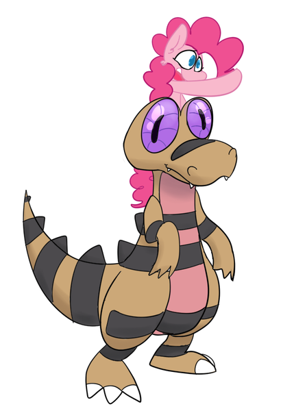 Size: 638x892 | Tagged: safe, artist:input-command, banned from derpibooru, deleted from derpibooru, derpibooru import, pinkie pie, krokorok, pokémon