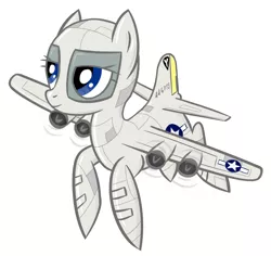 Size: 1420x1340 | Tagged: safe, artist:jh, banned from derpibooru, deleted from derpibooru, derpibooru import, oc, oc:patches, unofficial characters only, original species, plane pony, pony, b-17 flying fortress, plane, solo