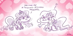 Size: 4000x2000 | Tagged: safe, artist:dilarus, banned from derpibooru, deleted from derpibooru, derpibooru import, princess celestia, princess luna, meet-the-pones, heart, royal sisters, sillestia, silly, tongue out