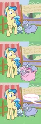 Size: 600x1776 | Tagged: safe, artist:atlur, banned from derpibooru, deleted from derpibooru, derpibooru import, princess cadance, oc, sheep, ask my little chubbies, ask, chubbie, comic, riding, tumblr