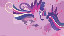 Size: 3840x2160 | Tagged: safe, artist:spacekitty, banned from derpibooru, deleted from derpibooru, derpibooru import, twilight sparkle, twilight sparkle (alicorn), alicorn, pony, female, mare, rainbow power, silhouette, solo, wallpaper