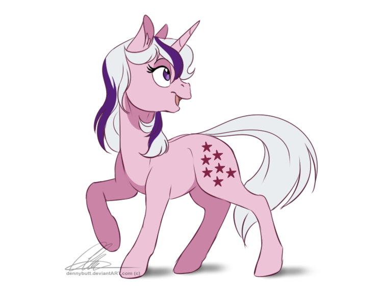 Size: 882x708 | Tagged: safe, artist:dvixie, banned from derpibooru, deleted from derpibooru, derpibooru import, twilight sparkle, pony, unicorn, g1, raised hoof, simple background, solo, transparent background