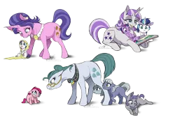 Size: 1280x896 | Tagged: safe, artist:dvixie, banned from derpibooru, deleted from derpibooru, derpibooru import, cloudy quartz, cookie crumbles, limestone pie, marble pie, maud pie, pinkie pie, rarity, shining armor, twilight sparkle, twilight velvet, earth pony, pony, unicorn, :p, book, colt, crying, cute, cuteamena, ear fluff, female, filly, limabetes, male, marblebetes, mare, maudabetes, mother, mother and child, mother and daughter, open mouth, pie sisters, pinkamena diane pie, raised hoof, raribetes, reading, shining adorable, siblings, silly, simple background, sisters, smiling, tongue out, transparent background, wavy mouth, younger