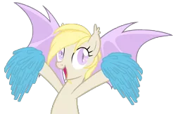 Size: 5000x3258 | Tagged: safe, artist:vito, banned from derpibooru, deleted from derpibooru, derpibooru import, oc, oc:pom pom, unofficial characters only, bat pony, pony, pom pom, simple background, solo, spread wings, transparent background, wings
