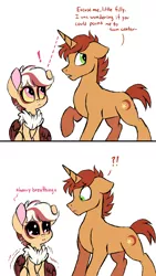 Size: 800x1423 | Tagged: safe, artist:lopoddity, banned from derpibooru, deleted from derpibooru, derpibooru import, oc, oc:joe, oc:snickerdoodle, unofficial characters only, pony, unicorn, pandoraverse, :<, :i, comic, descriptive noise, dilated pupils, exclamation point, eyes on the prize, floppy ears, frown, heavy breathing, magical gay spawn, meme, next generation, offspring, offspring's offspring, parent:oc:beefcake, parent:oc:cupcake, parent:oc:pandora, parent:oc:paradox, parents:beefadox, parents:oc x oc, parents:pancake (ship), shivering, shrunken pupils, wide eyes
