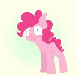 Size: 977x971 | Tagged: safe, artist:input-command, banned from derpibooru, deleted from derpibooru, derpibooru import, pinkie pie, pony, blank flank, blushing, female, filly, lineless, solo