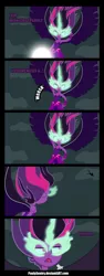 Size: 1125x3005 | Tagged: safe, artist:paulysentry, banned from derpibooru, deleted from derpibooru, derpibooru import, sci-twi, sunset shimmer, twilight sparkle, equestria girls, friendship games, comic, midnight sparkle, parody, reference, scene parody, the incredibles