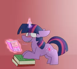 Size: 1000x900 | Tagged: safe, artist:input-command, banned from derpibooru, deleted from derpibooru, derpibooru import, twilight sparkle, bibliophile, blushing, book, innuendo, lewd, reading, short legs, solo
