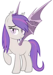 Size: 3565x5000 | Tagged: safe, artist:vito, banned from derpibooru, deleted from derpibooru, derpibooru import, oc, oc:dusk dancer, unofficial characters only, bat pony, pony, scar, simple background, solo, tattoo, transparent background, vector