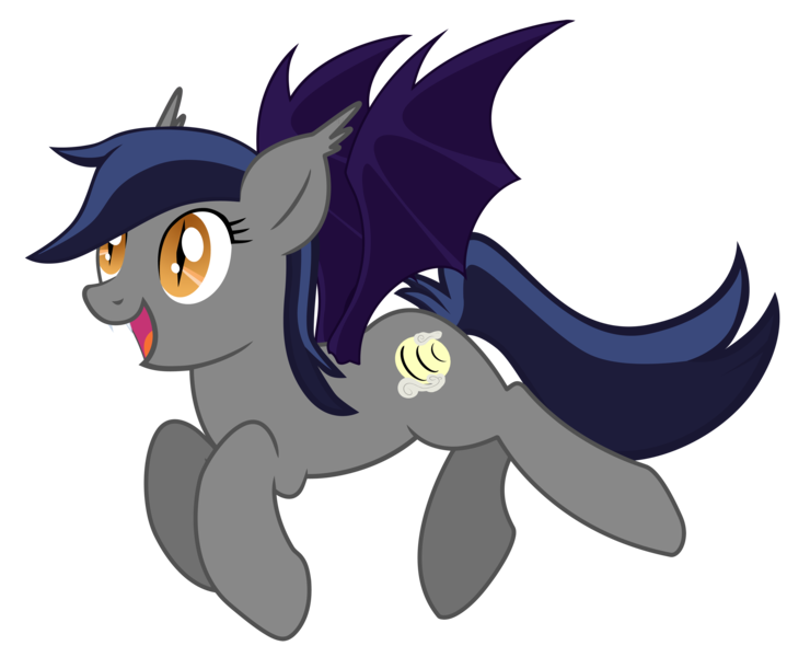 Size: 5000x4170 | Tagged: safe, artist:vito, banned from derpibooru, deleted from derpibooru, derpibooru import, oc, oc:echo, unofficial characters only, bat pony, pony, /mlp/, 4chan, absurd resolution, female, happy, mare, simple background, solo, transparent background, vector