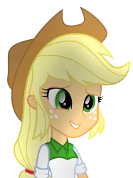 Size: 5175x6930 | Tagged: safe, artist:paulysentry, banned from derpibooru, deleted from derpibooru, derpibooru import, applejack, equestria girls, absurd resolution, clothes, cowboy hat, cute, freckles, hat, jackabetes, simple background, solo, stetson, transparent background, vector