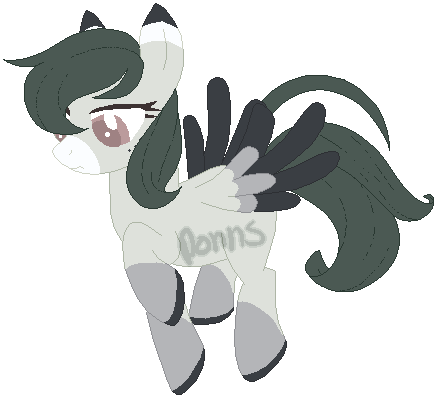 Size: 437x398 | Tagged: safe, artist:ponns, banned from derpibooru, deleted from derpibooru, derpibooru import, oc, unofficial characters only, pegasus, pony, base used, colored hooves, eyelashes, pegasus oc, simple background, solo, transparent background, watermark, wings