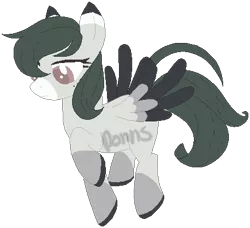 Size: 437x398 | Tagged: safe, artist:ponns, banned from derpibooru, deleted from derpibooru, derpibooru import, oc, unofficial characters only, pegasus, pony, base used, colored hooves, eyelashes, pegasus oc, simple background, solo, transparent background, watermark, wings